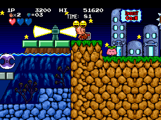 봉스 어드밴처(대두) - B.C. Kid / Bonk's Adventure / Kyukyoku!! PC Genjin