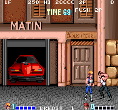 더블드래곤 - Double Dragon (bootleg with HD6309) [Bootleg]
