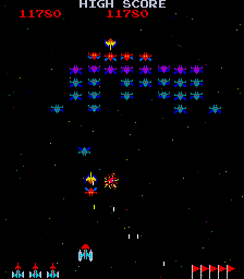 Play Arcade Galaxian Namco Set 1 Online In Your Browser